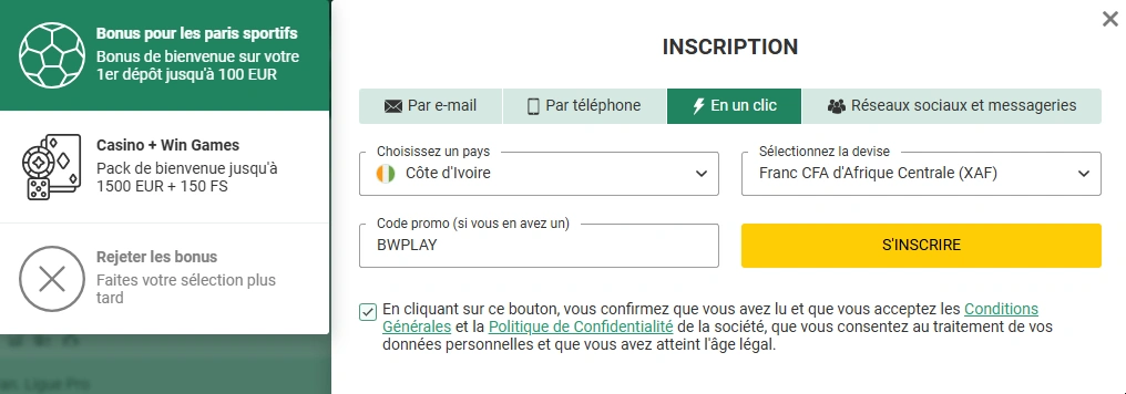 inscription bet winner