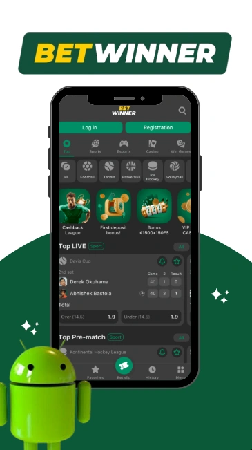 telecharger betwinner pour android